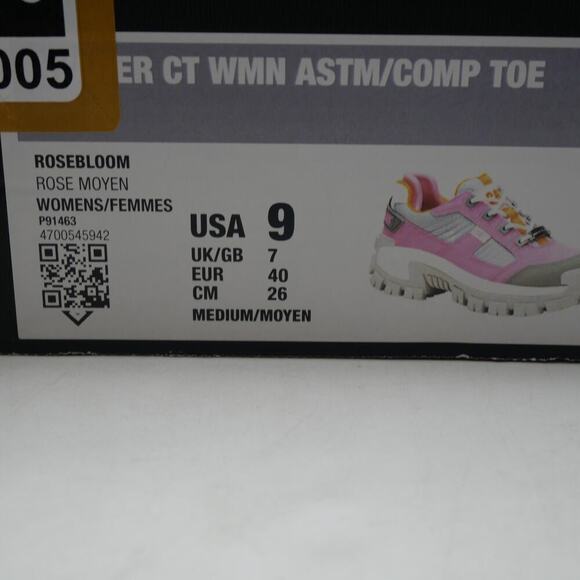 Caterpillar Women's 9 Invader CT Work Shoes Sneakers Rose Bloom Composite Toe - Picture 10 of 10